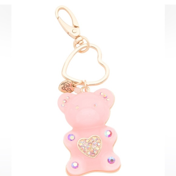 Betsey Johnson Accessories - Betsey Johnson NWT Pink Gummy Bear Bag Charm Keychain